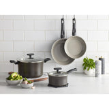 DAVIS & WADDELL THORNBURY RECYCLED NON STICK COOKSET 4PCE