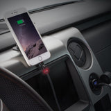 SCOSCHE CHARGE & SYNC CABLE W/CHARGE LED FOR LIGHTNING USB DEVICES - 3FT CABLE LENGTH (BLACK)