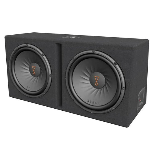 JBL STAGE 1200D DUAL 12" SUBWOOFER ENCLOSURE 500 WATTS - RMS 1000W - PEAK