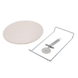 DAVIS & WADDELL ROUND PIZZA STONE SET 3PCE