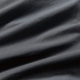 GIOIA CASA VINTAGE WASHED COTTON QUILT COVER SET SINGLE CHARCOAL