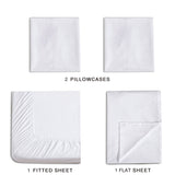 CLEVERPOLLY VINTAGE WASHED MICROFIBRE SHEET SET SINGLE SEAFOAM