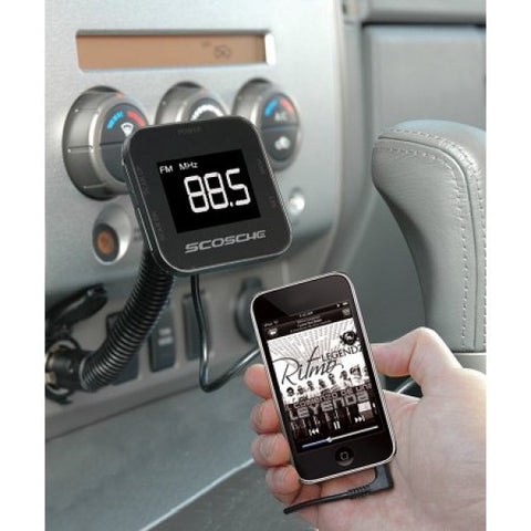 SCOSCHE TUNE/IT- DIGITAL FM TRANSMITTER FOR IPOD WITH BACK LIT DISPLAY AND FLEX NECK