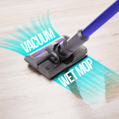 MYGENIE H20 PRO WET MOP 2-IN-1 CORDLESS STICK VACUUM BLUE