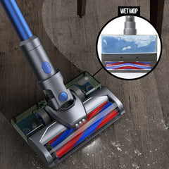 MYGENIE H20 PRO WET MOP 2-IN-1 CORDLESS STICK VACUUM BLUE