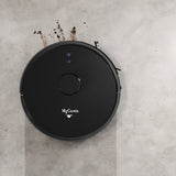MYGENIE LASER SONIC AI ROBOTIC VACUUM AND MOP - BLACK