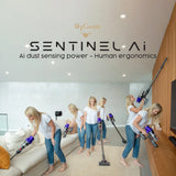 MYGENIE SENTINEL AI PRO STICK VAC WITH MOP - GREY