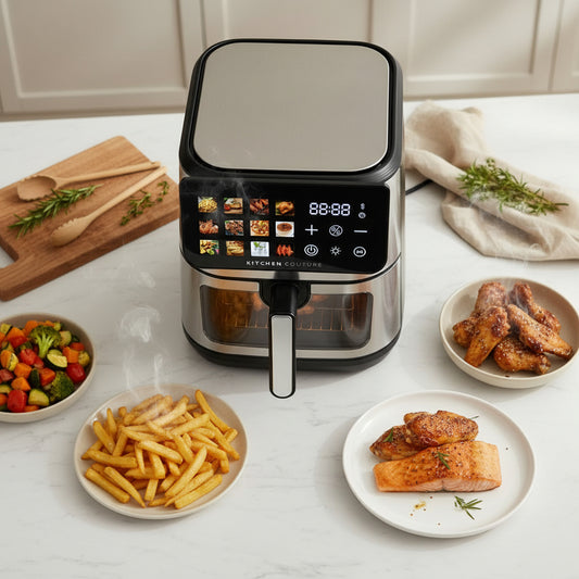 KITCHEN COUTURE 8.5L BIG SCREEN CLEARVIEW AIR FRYER