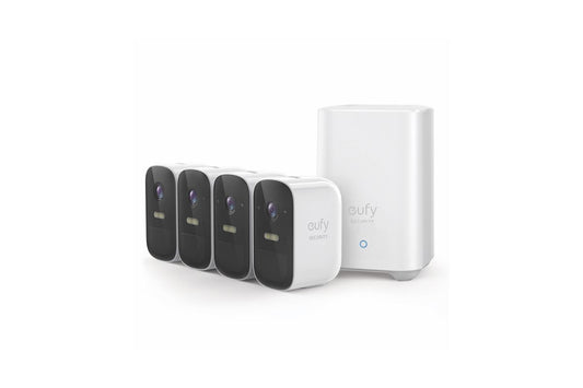 EUFY CAM 2C SECURITY KIT 4 PACK PLUS HOMEBASE UNIT