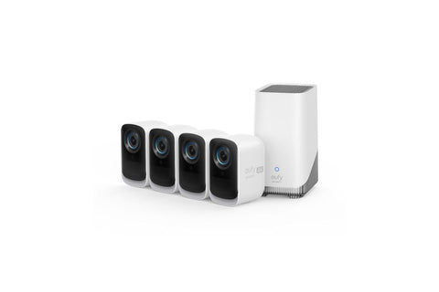 EUFY SECURITY EUFYCAM 3C (S300) 4 PACK PLUS HOMEBASE 3 (A-GRADE REFURB)