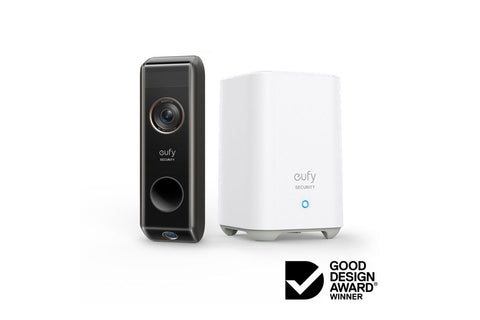 EUFY VIDEO DUAL CAM 2K DOORBELL (BATTERY) WITH HOMEBASE 2