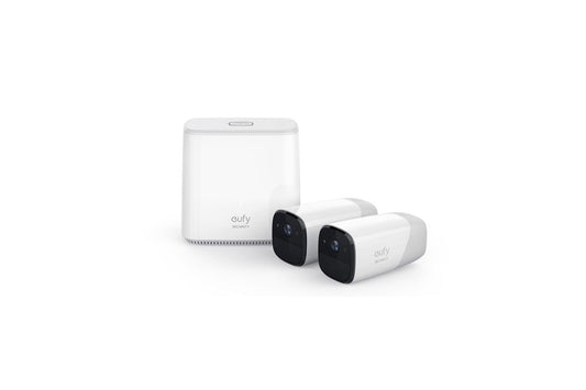 EUFY CAMERA KIT 2X EUFY CAMERAS 1080P 1X AI HOMEBASE UNIT  (B-GRADE REFURB)