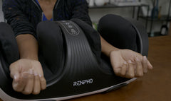 Renpho Foot Massager, Shiatsu Foot And Calf Massager Machine w/ Heat And Remote