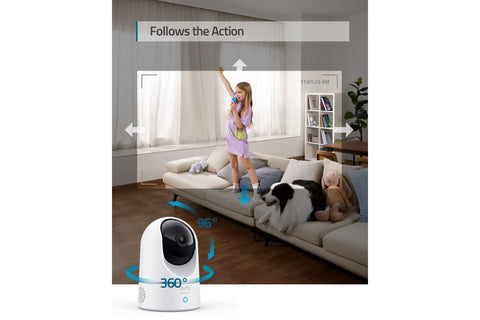 EUFY SECURITY 2K INDOOR CAMERA PAN & TILT