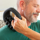 Man using the Chirp RPM Mini on his shoulder