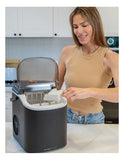 KITCHEN COUTURE COMPACT BENCHTOP ICE MAKER 1.2L - BLACK