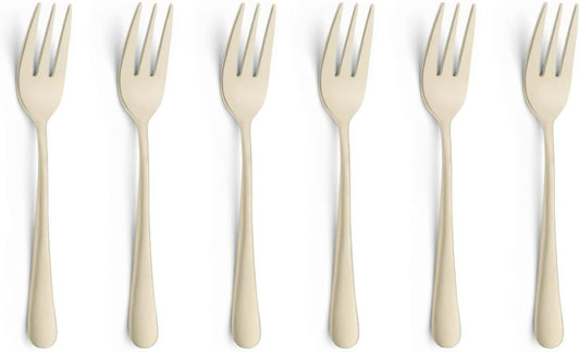 Amefa 24-Piece Cutlery Set With Bonus Cake Fork set - Champagne
