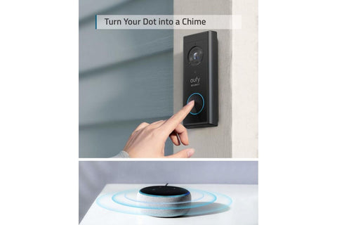 EUFY VIDEO DOORBELL  2K (BATTERY) PLUS HOME BASE 2