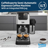 BEKO All in One Semi-Automatic Espresso Coffee maker with Milk Frother (Espresso, Pod and Capsule coffee)