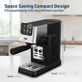 BEKO All in One Semi-Automatic Espresso Coffee maker with Milk Frother (Espresso, Pod and Capsule coffee)