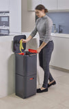 JOSEPH JOSEPH Totem Compact 40L Waste Separation and Recycling Bin - Graphite