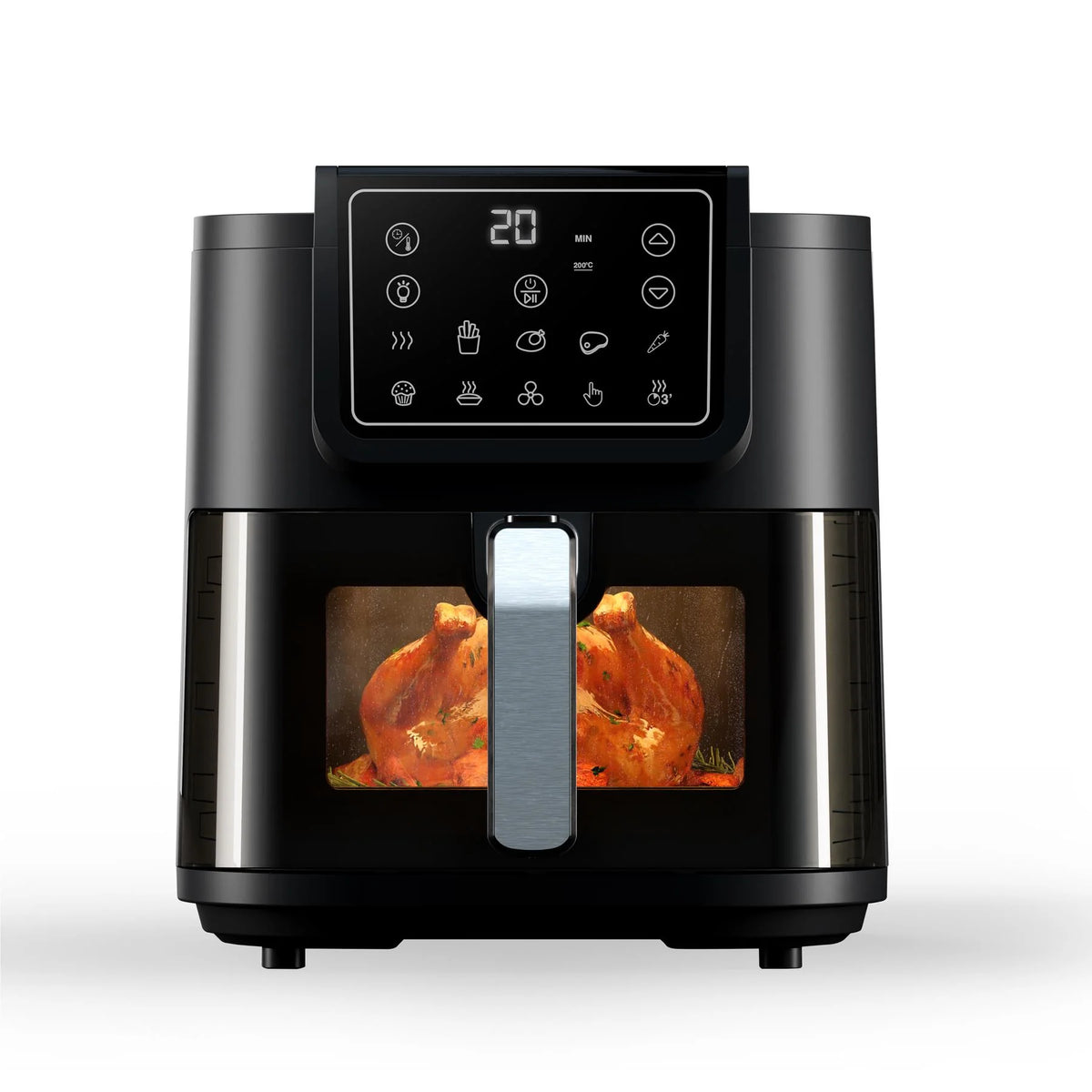 SOHO 8 L SLIM AIR FRYER WITH SEE THROUGH WINDOW AND TOUCH CONTROL