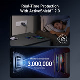 Anker GaNPrime 65W 3-Port Wall Charger with USB-C to USB-C Cable