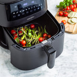 GREENPAN BISTRO CERAMIC AIRFRYER 7.2L WITH REMOVABLE BASKET BLACK