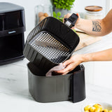 GREENPAN BISTRO CERAMIC AIRFRYER 7.2L WITH REMOVABLE BASKET BLACK