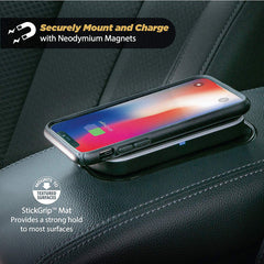 SCOSCHE WIRELESS CHARGING MAGNETIC MAT MOUNT  5-10W