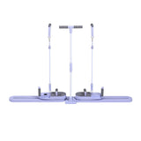 Everfit Abdominal Trainer Machine Core Glider Split Home Gym Equipment Purple
