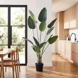 Artiss 180cm Artificial Bird of Paradise Plant Lifelike Textured Leaves Wipe-Clean Indoor Home Decor