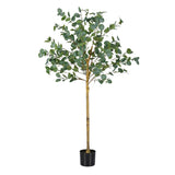 Artiss 150cm Artificial Eucalyptus Tree with Realistic Textured Leaves for Indoor Home Office Decor