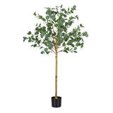 Artiss 150cm Artificial Eucalyptus Tree with Realistic Textured Leaves for Indoor Home Office Decor