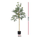 Artiss 180cm Artificial Eucalyptus Tree with Realistic Textured Leaves for Indoor Home Office Decor