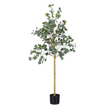 Artiss 180cm Artificial Eucalyptus Tree with Realistic Textured Leaves for Indoor Home Office Decor