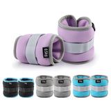 Everfit Ankle Wrist Weights for Women & Men, 4 Colors Set with 1 2 3 4kg Wearable Leg Arm Weights with Secure Fit for Walking, Running, Pilates, Home Fitness