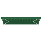 Instahut Retractable Folding Arm Awning Manual Sunshade 5Mx3M Dark Green