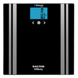 SALTER MIBODY BLUETOOTH ANALYSER BATHROOM SCALE 200KG BLACK