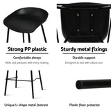 Artiss 4x Bar Stools Kitchen Counter Stools Metal