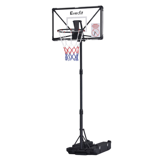 Everfit Portable Basketball Hoop System Adjustable Full Foldable Stand 2.07m