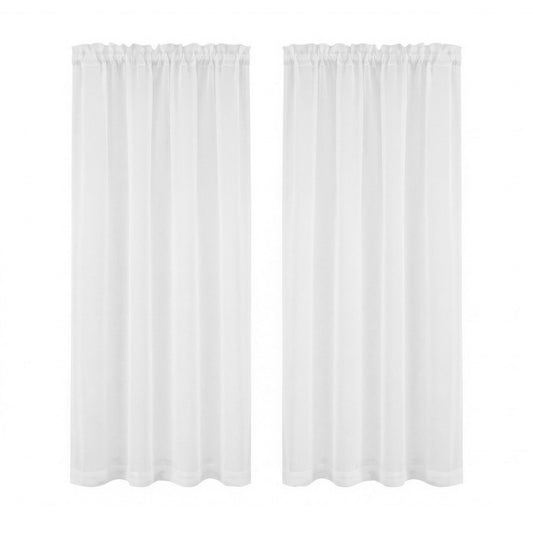 Artiss Blockout Curtains 2X 132x160cm Light Filtering Window Drapes Rod Pocket