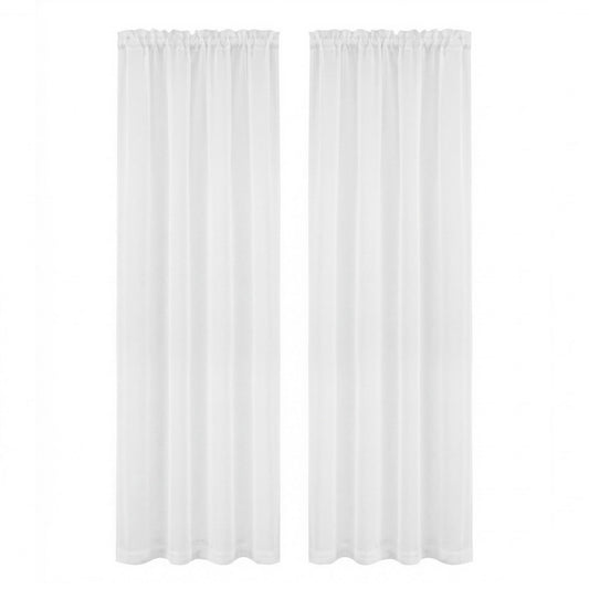 Artiss Blockout Curtains 2X 132x213cm Light Filtering Window Drapes Rod Pocket