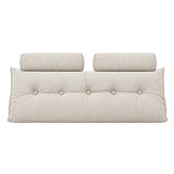 Artiss Headboard Pillow Double Wedge Backrest Triangular with 2 Cushions Beige
