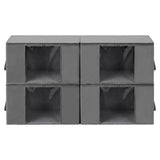 Artiss Blanket Storage Bags Box X4 Clothes Quilt Container 84L Organiser Grey