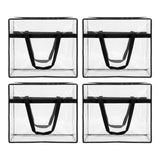 Artiss Blanket Storage Bags 4Pcs 40L PVC Box Clothes Doona Moving Organiser