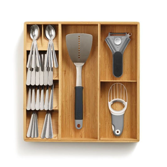 JOSEPH JOSEPH DrawerStore Bamboo Cutlery Organiser