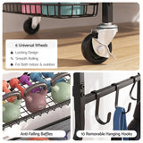 Everfit Sports Equipment Organizer Rack Multi Garage Storage for Golf Bag 174cm