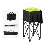 Everfit Foldable Tennis Hopper Stand with Wheels Holds Up to 150 Balls