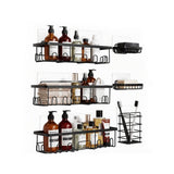 Artiss Shower Caddy Metal Bathroom Organiser Rust Resistant 6 Pack